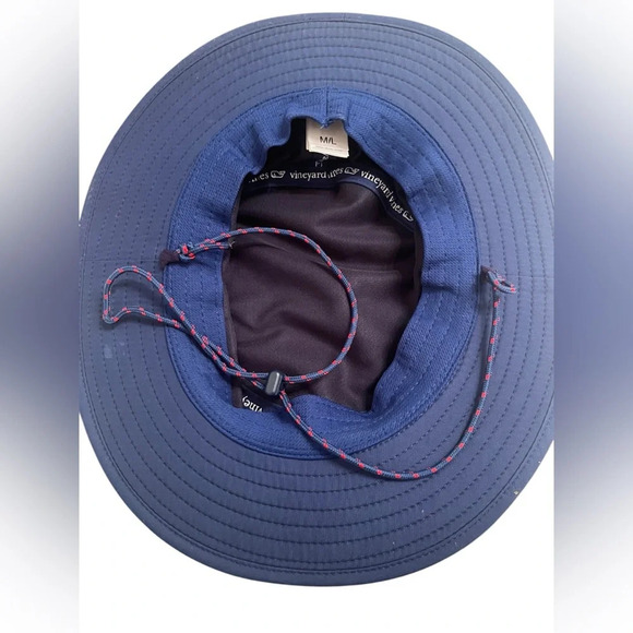 Vineyard Vines Flag Logo Box Performance Sun Hat - Picture 3 of 6